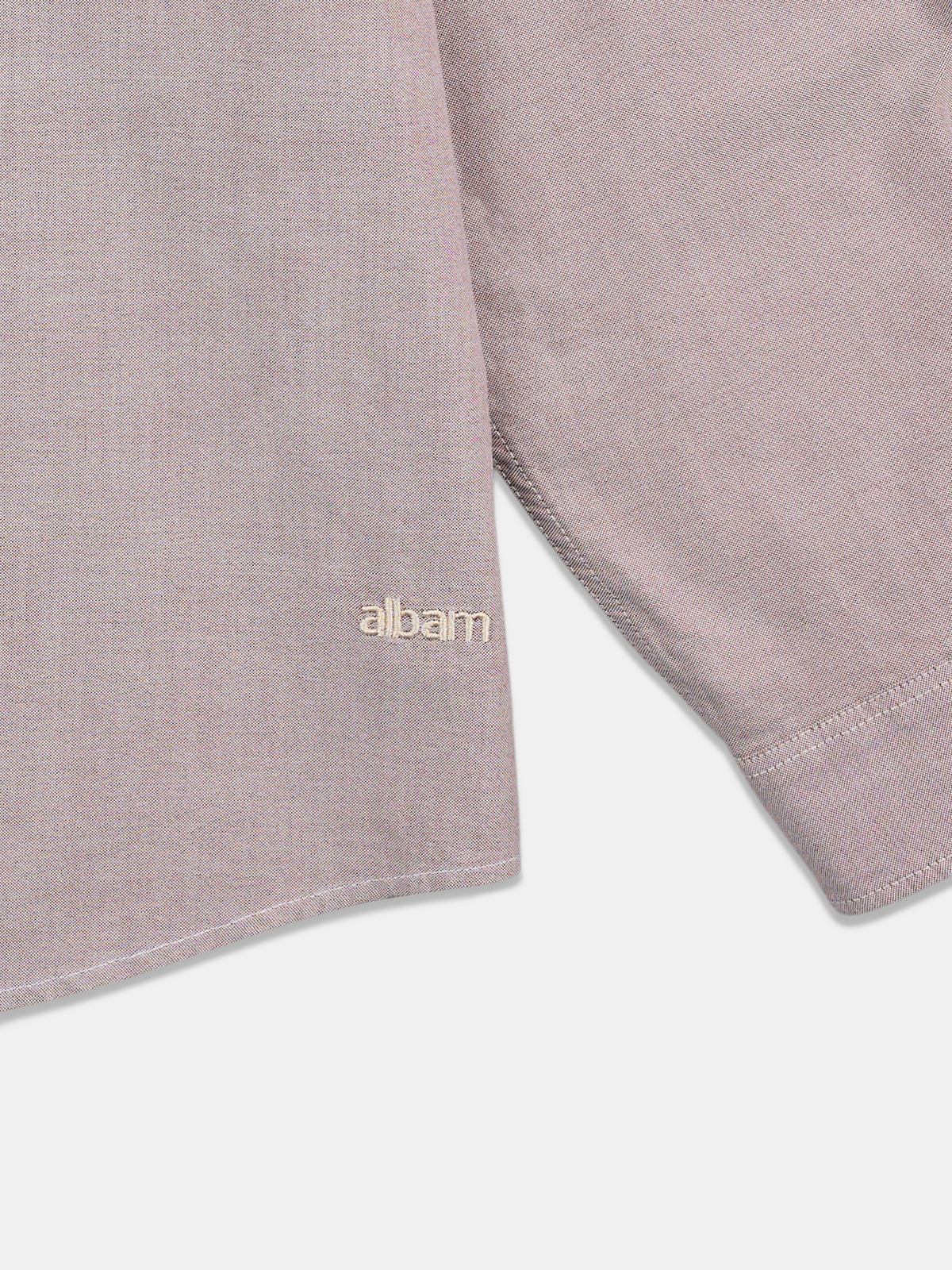 Boston Oxford Shirt in Washed Claret