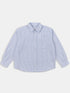Boston Stripe Oxford Shirt in Navy/Off-White