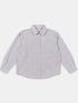 Boston Stripe Oxford Shirt in Brown/Off-White