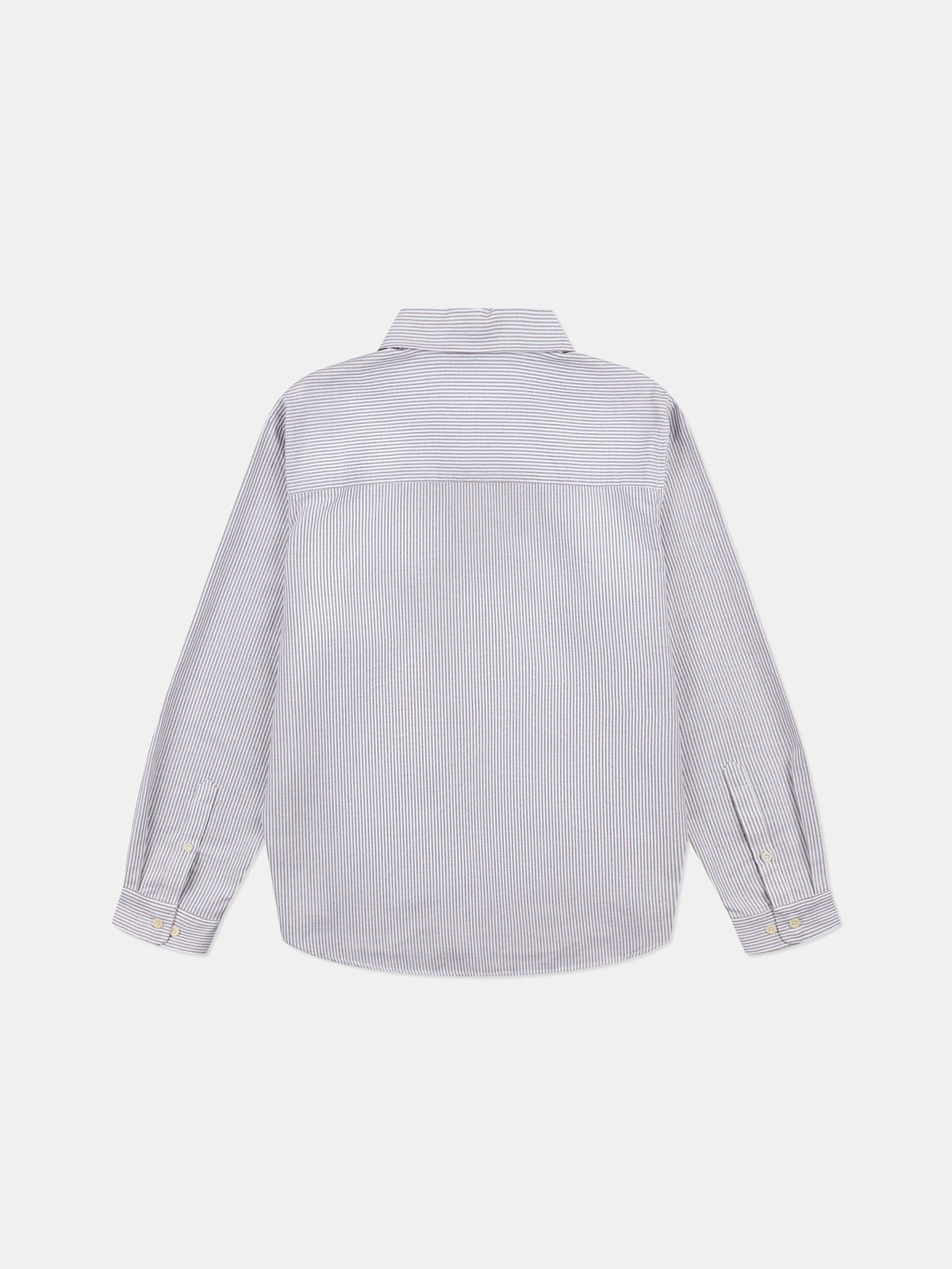 Boston Stripe Oxford Shirt in Brown/Off-White