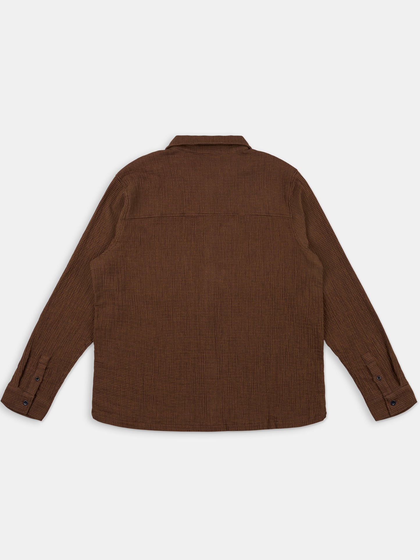 Islington Check Pocket Shirt in Deep Claret