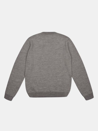 Daily Crew Knit in Grey Marl