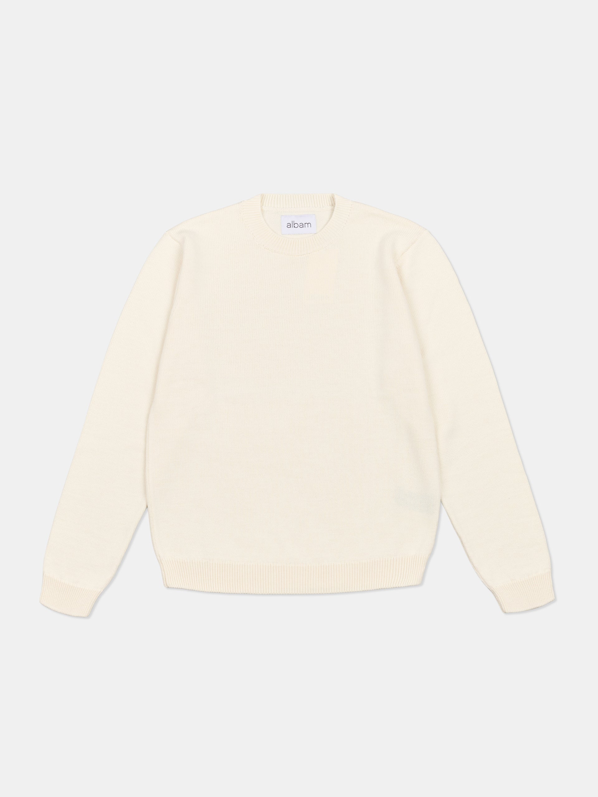 Daily Crew Knit Ecru