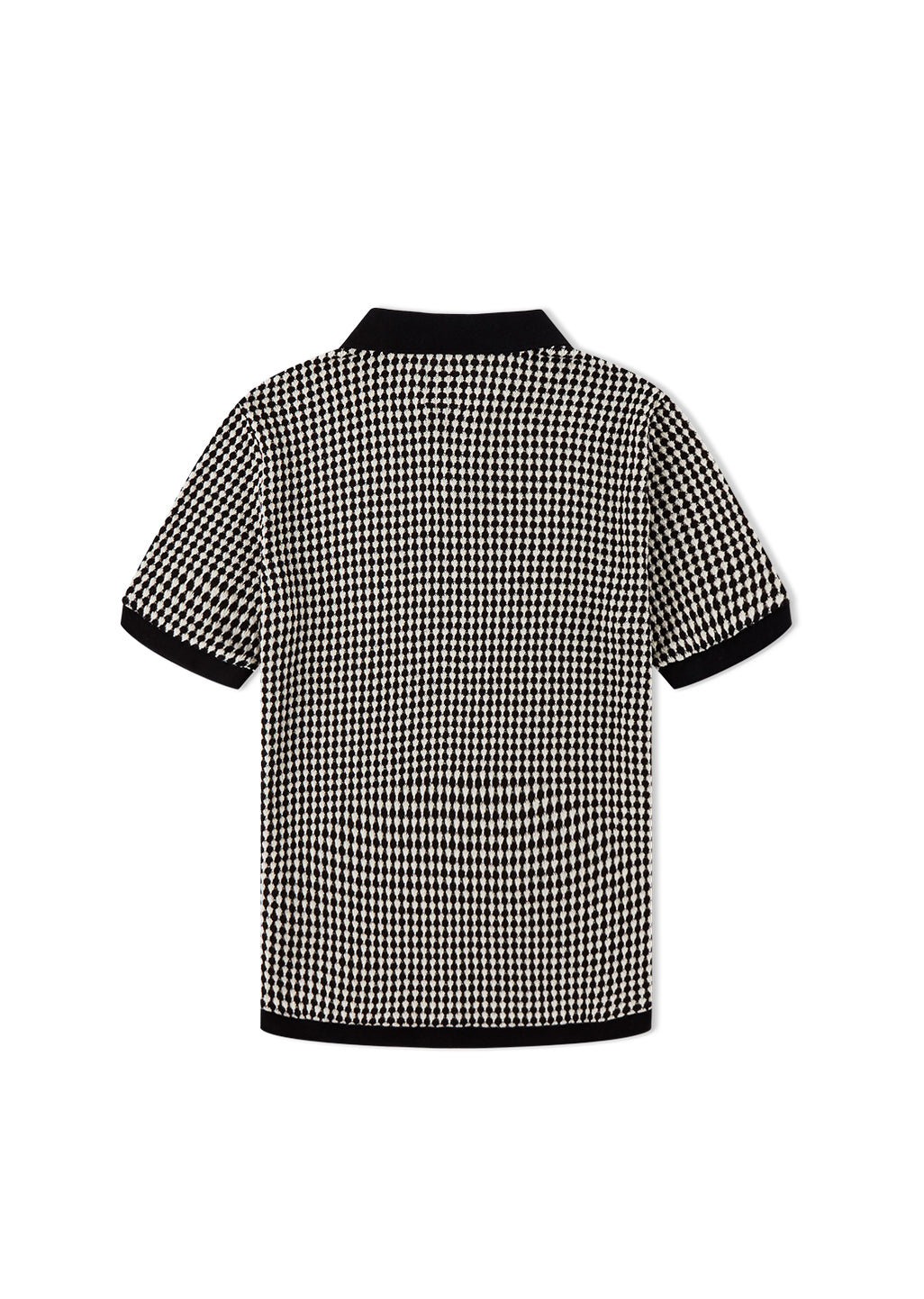 Open Collar Top in Ecru