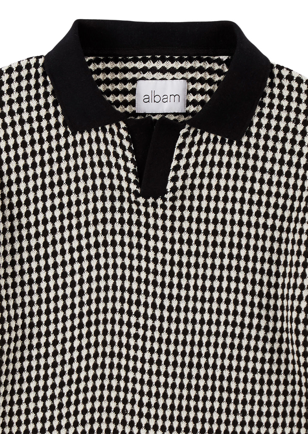 Open Collar Top in Ecru