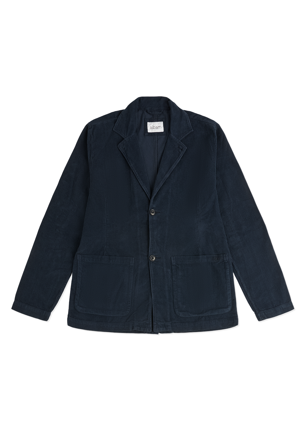 Needlecord Fairfax Blazer in Dark Navy