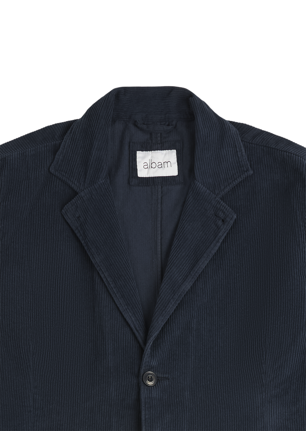 Needlecord Fairfax Blazer in Dark Navy