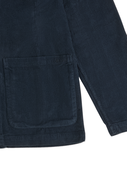 Needlecord Fairfax Blazer in Dark Navy