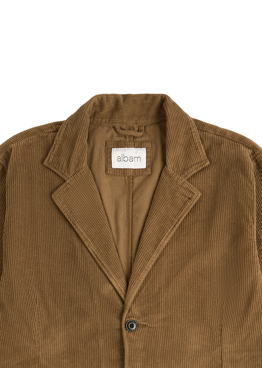 Needlecord Fairfax Blazer in Tobacco