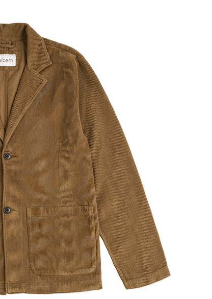 Needlecord Fairfax Blazer in Tobacco