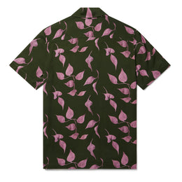 Short Sleeve Revere Plus Shirt in Khaki