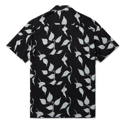Short Sleeve Revere Plus Shirt in Charcoal