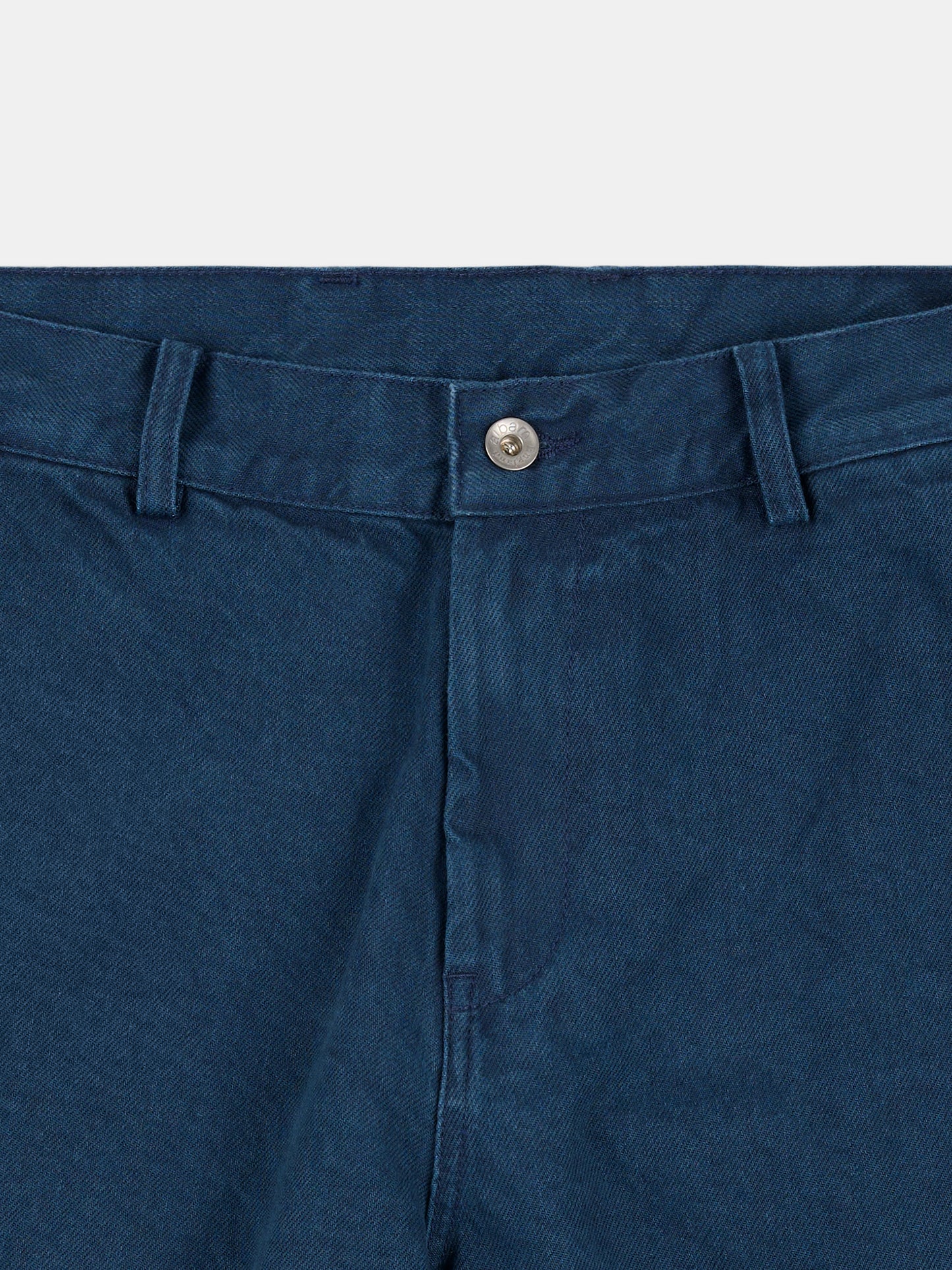 Forge Washed Twill Trousers in Dark Navy