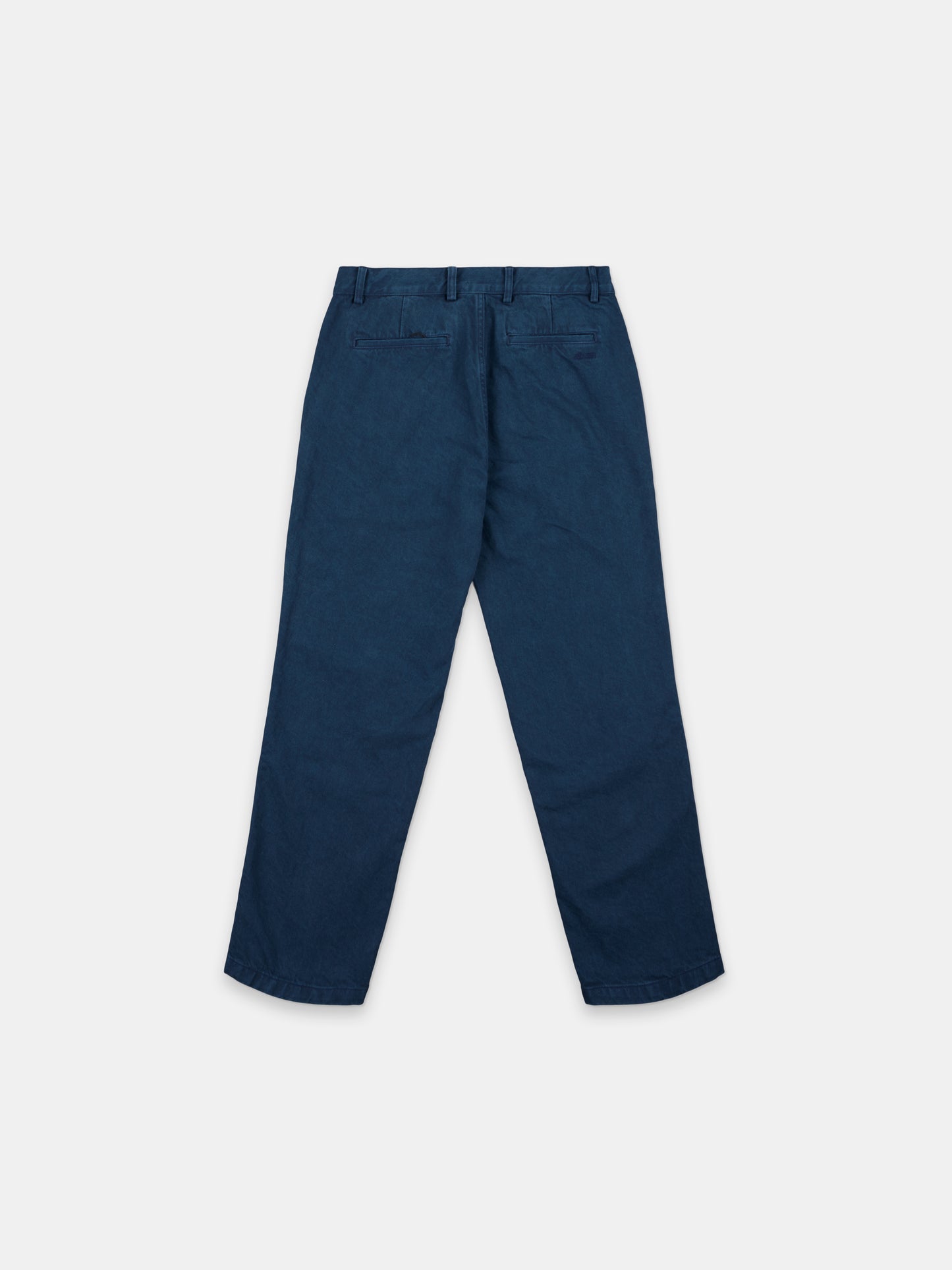 Forge Washed Twill Trousers in Dark Navy