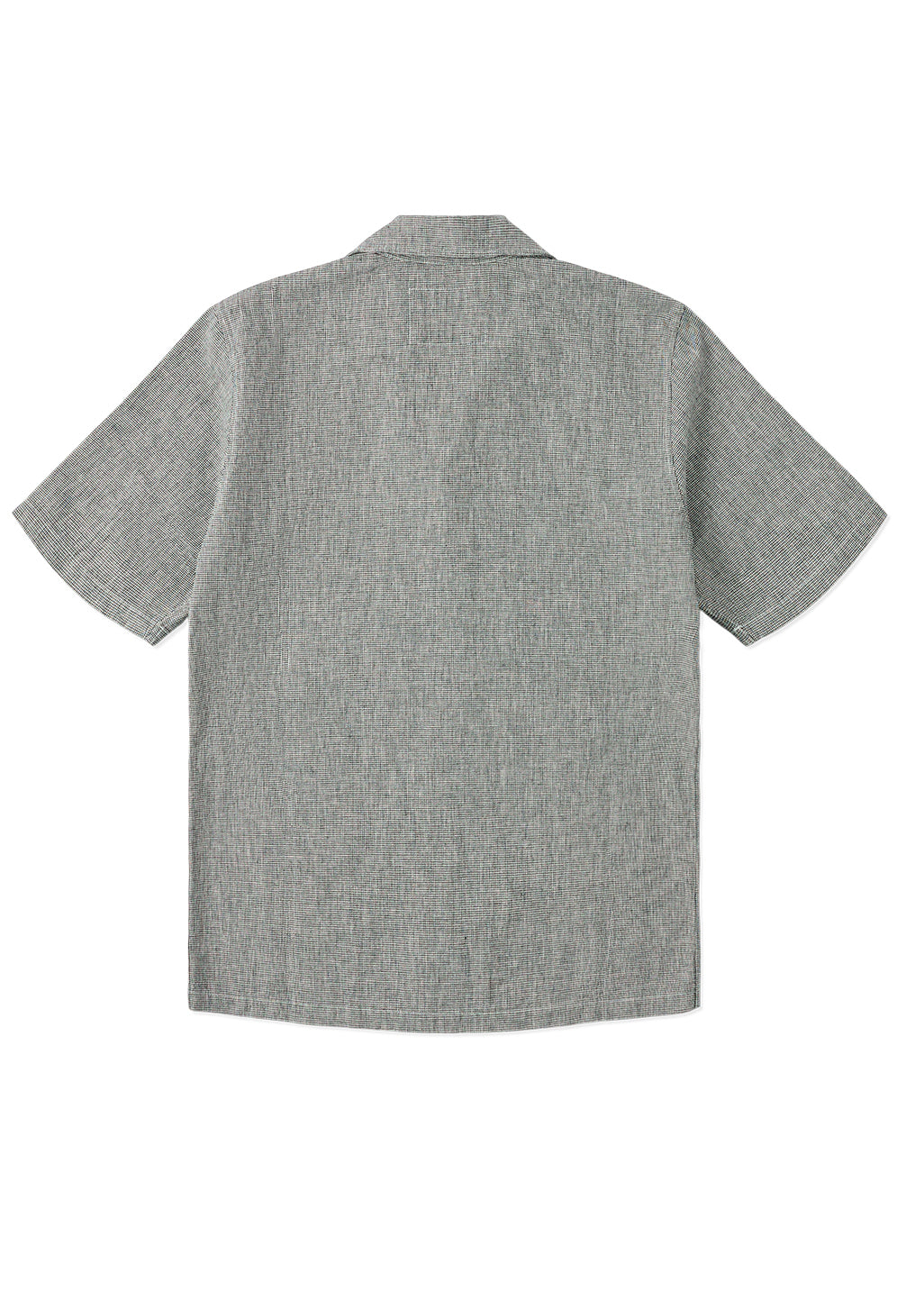 Houndstooth Fenton Shirt in Black & Ecru