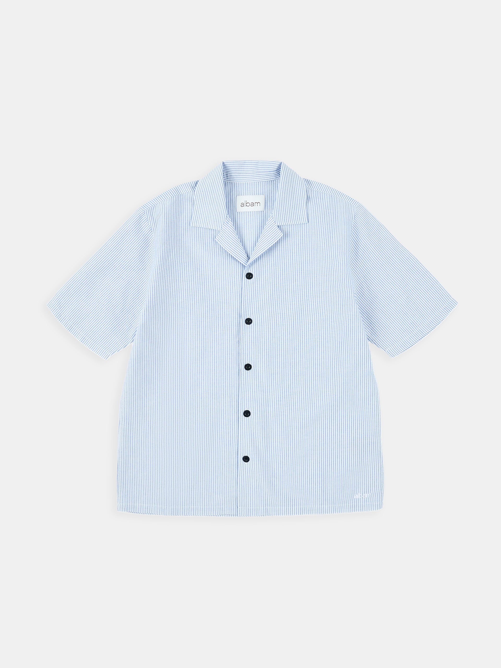 Oxford Stripe Fenton Shirt Washed