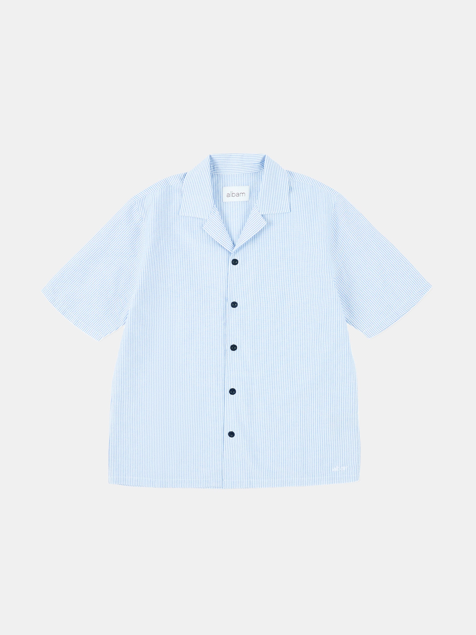 Oxford Stripe Fenton Shirt Pale