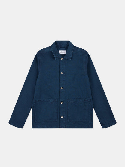 Forge Washed Twill Jacket in Dark Navy