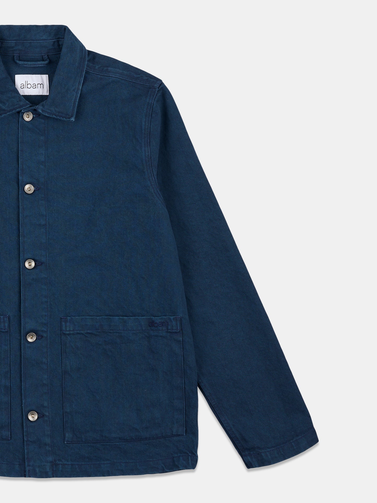 Forge Washed Twill Jacket in Dark Navy