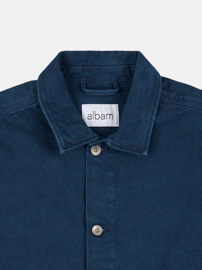 Forge Washed Twill Jacket in Dark Navy
