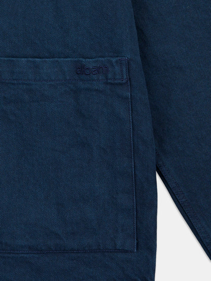 Forge Washed Twill Jacket in Dark Navy