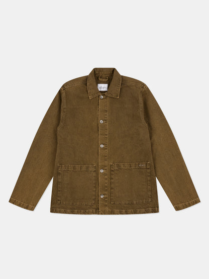 Forge Washed Twill Jacket in Walnut