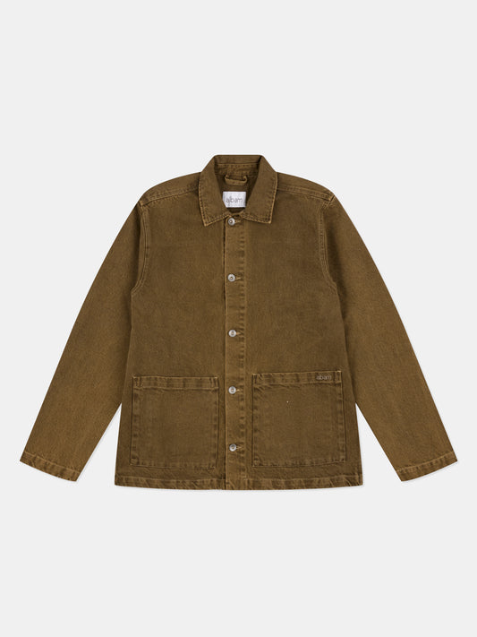 Forge Washed Twill Jacket in Walnut
