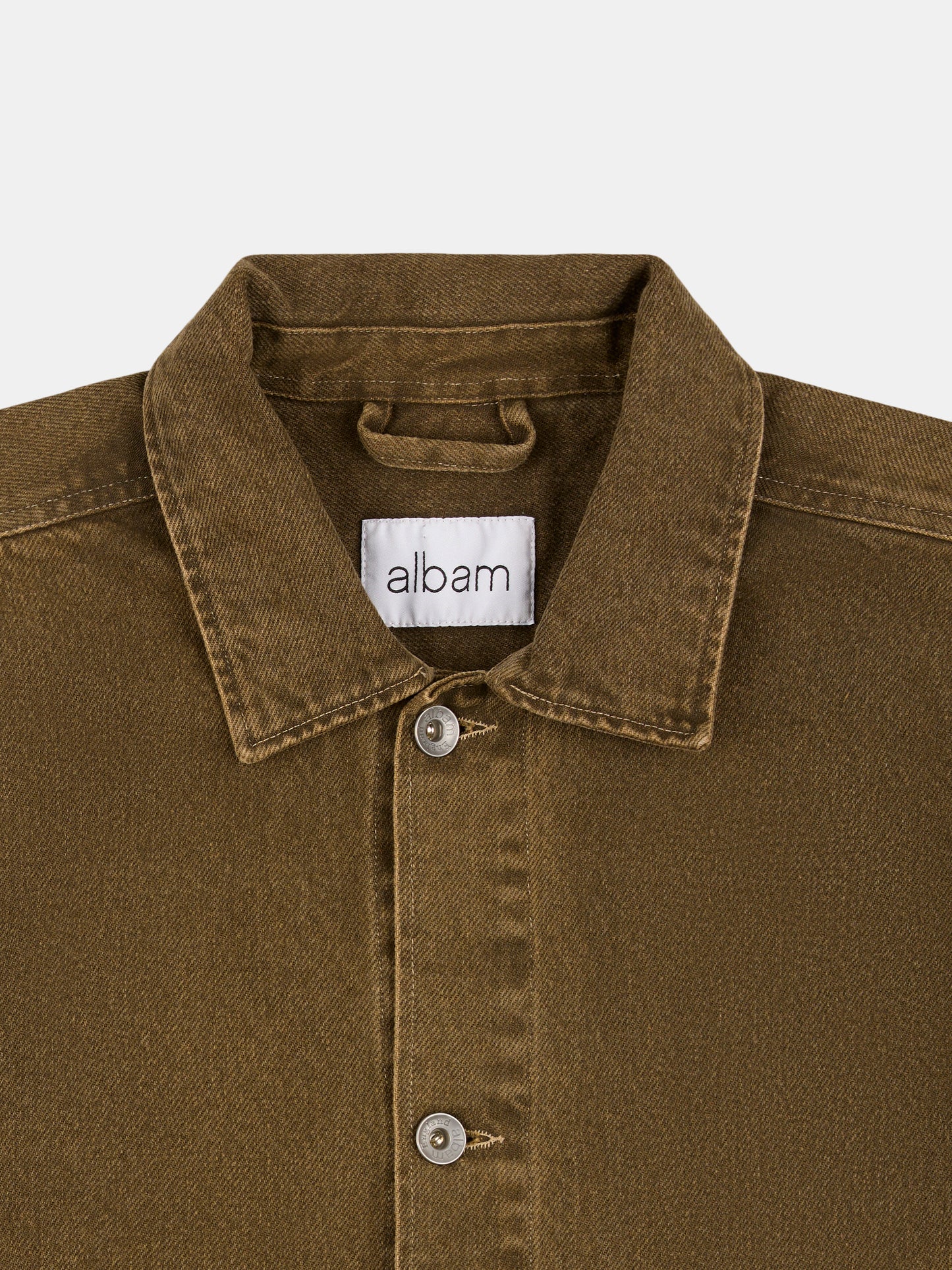 Forge Washed Twill Jacket in Walnut