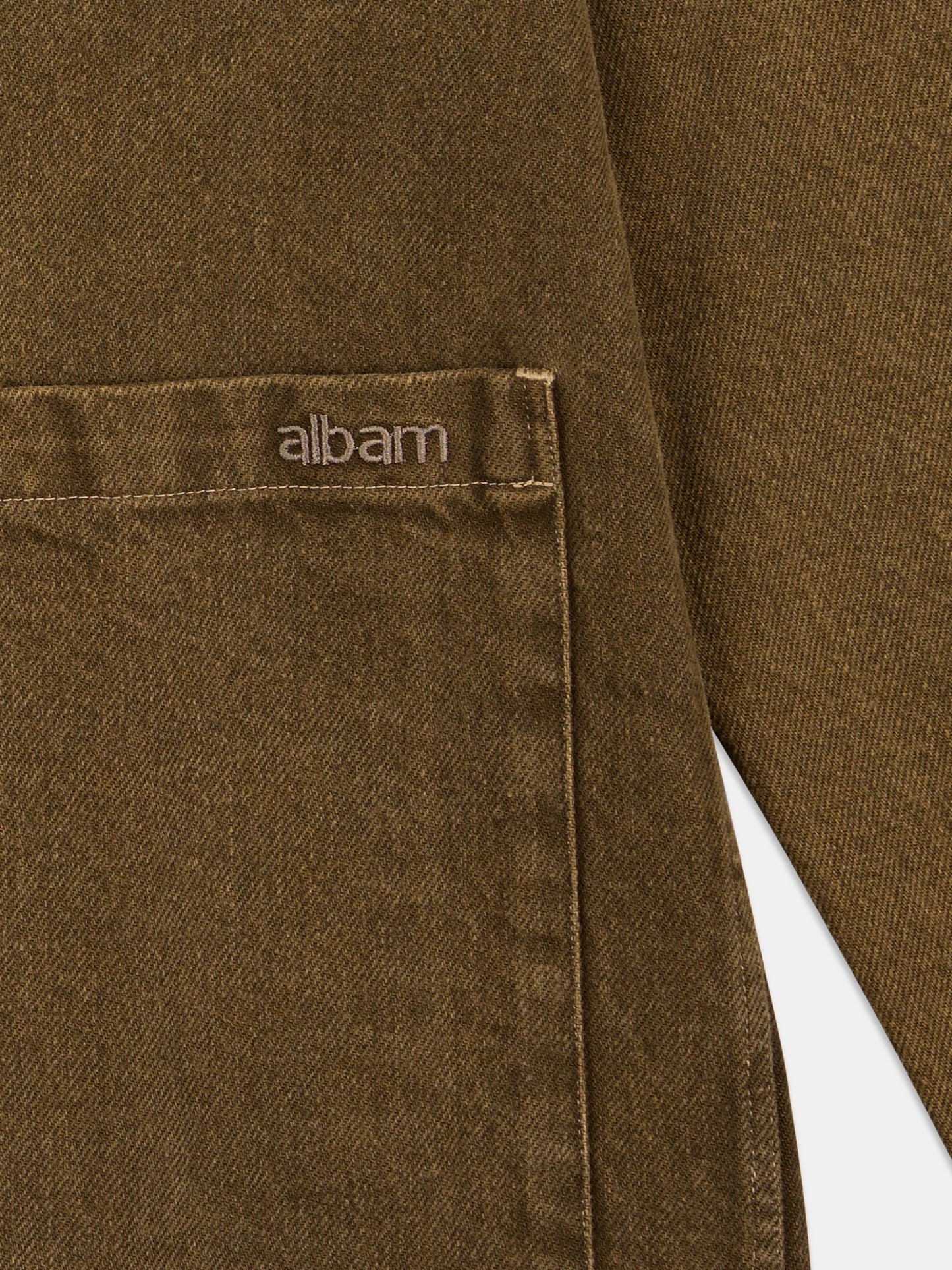 Forge Washed Twill Jacket in Walnut