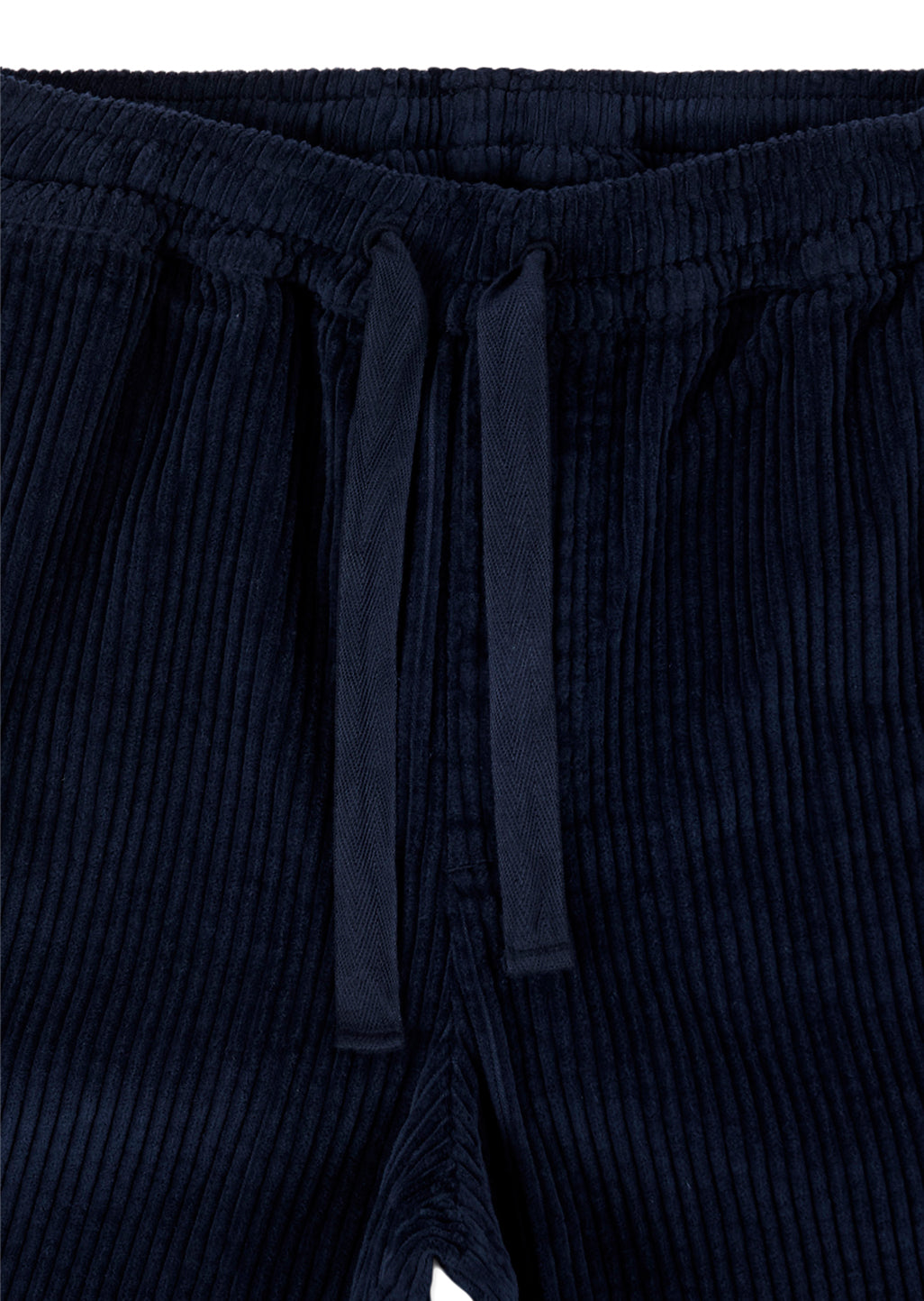 Cord Judd Drawstring Trouser in Dark Navy