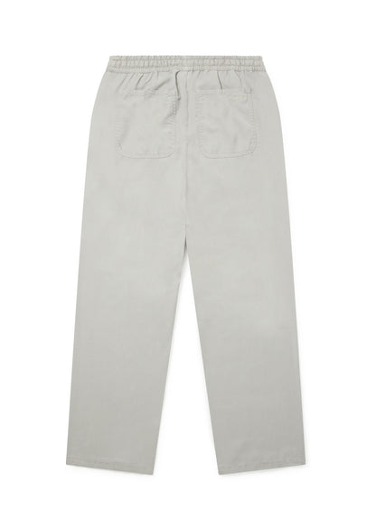 Judd Drawstring Trouser in Light Grey