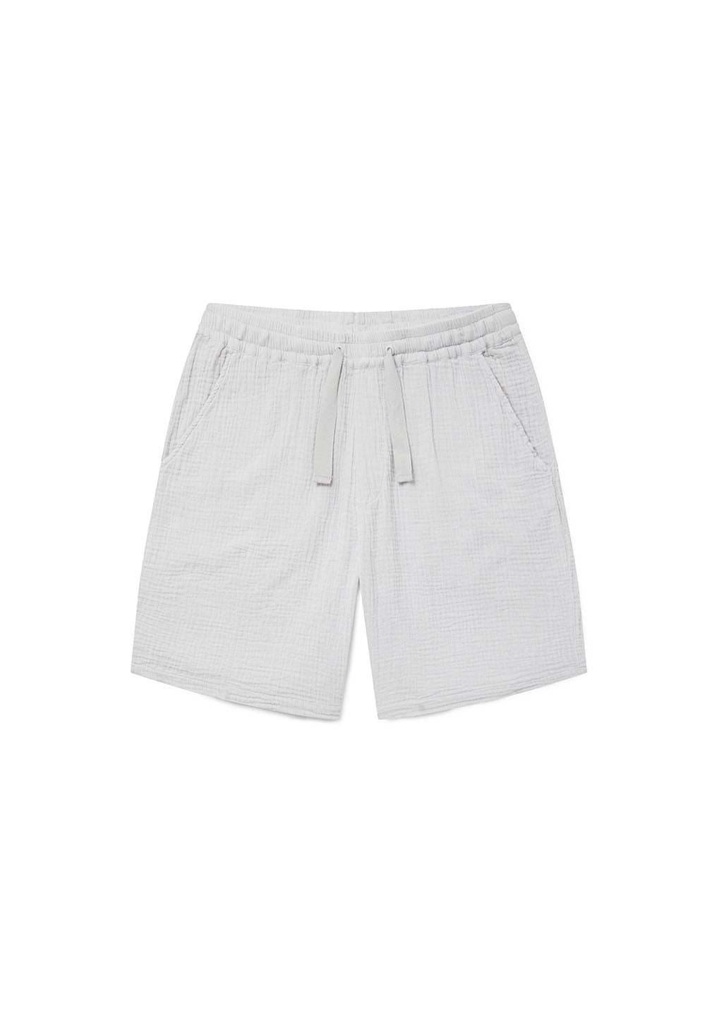 Crinkle Short in Light Grey