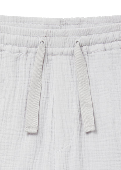 Crinkle Short in Light Grey