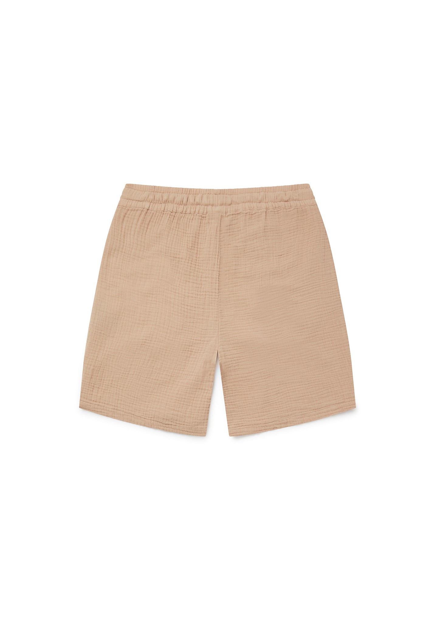 Crinkle Short in Warm Beige