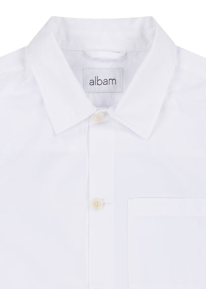 Canvas Work Shirt in White