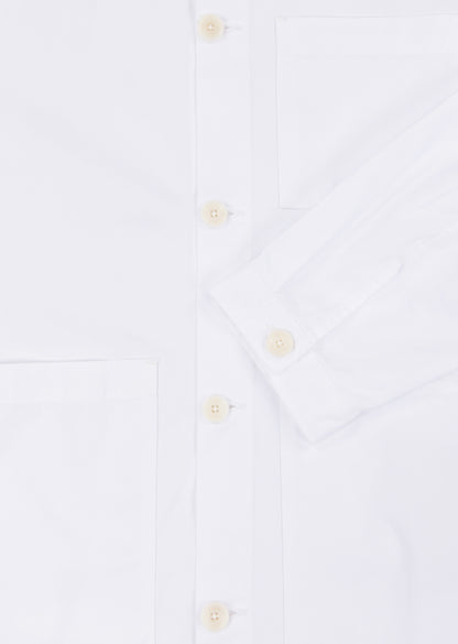 Canvas Work Shirt in White