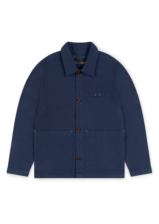 Cubitts x Albam Work Jacket in Dark Navy