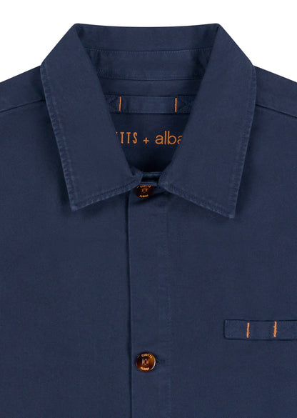 Cubitts x Albam Work Jacket in Dark Navy