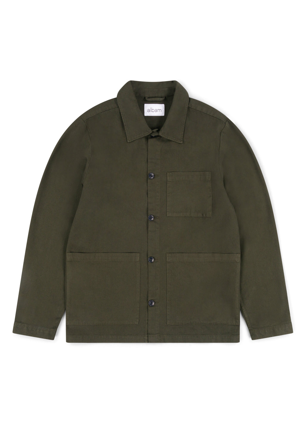 Twill Work Shirt in Green