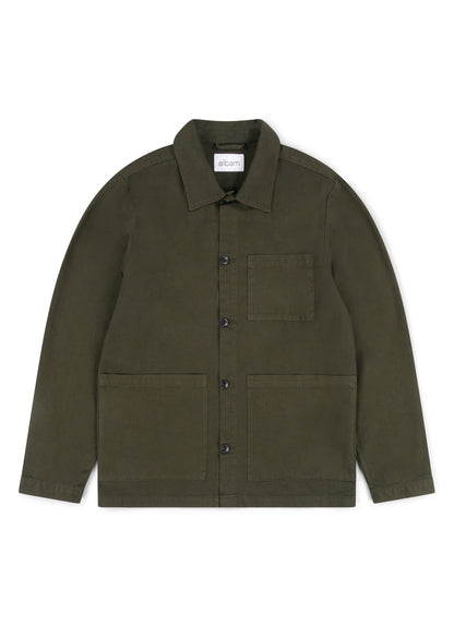 Twill Work Shirt in Green