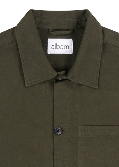 Twill Work Shirt in Green