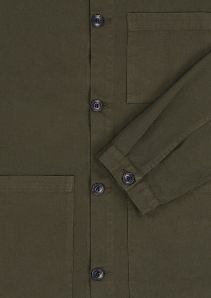 Twill Work Shirt in Green