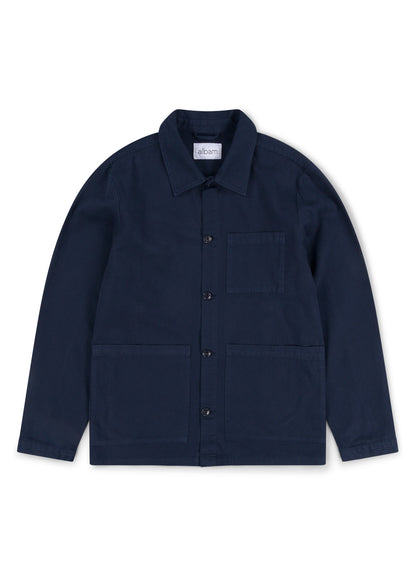 Twill Work Shirt in Navy