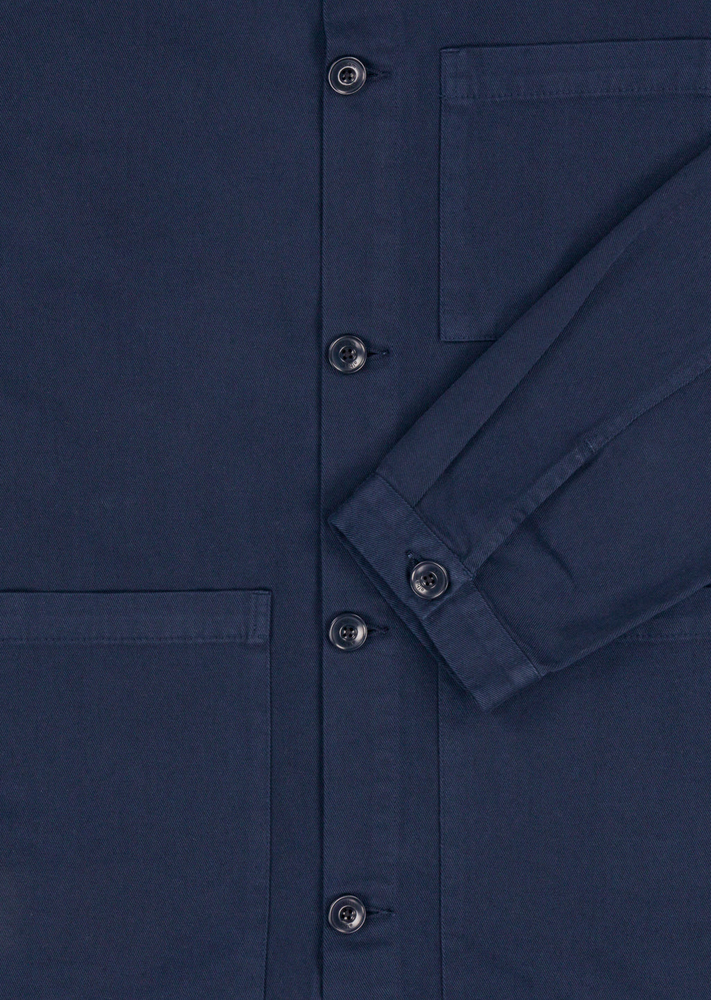 Twill Work Shirt in Navy