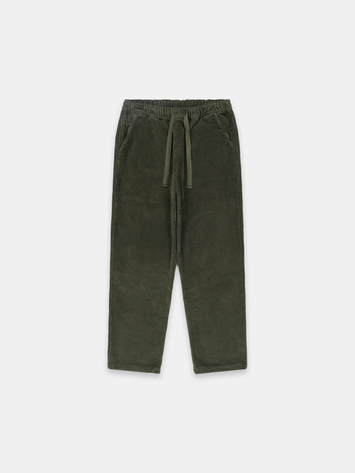 Simple Cord Drawstring Trouser Washed