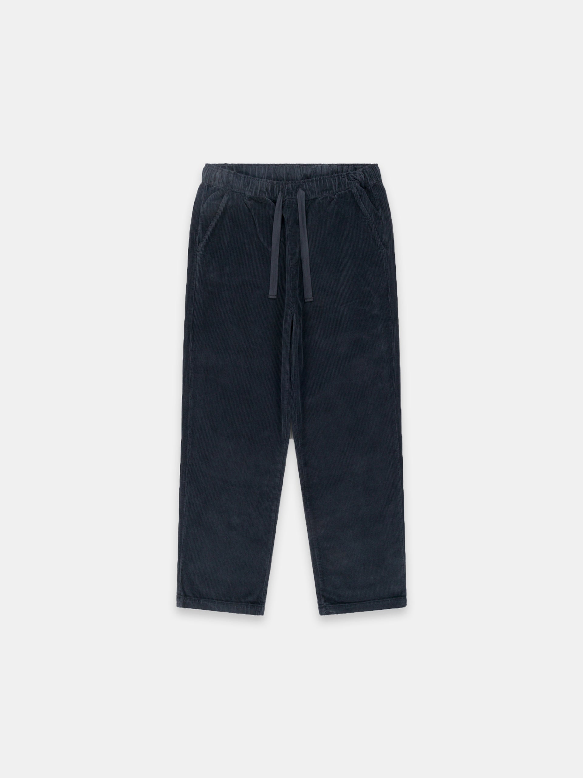 Simple Cord Drawstring Trouser Washed
