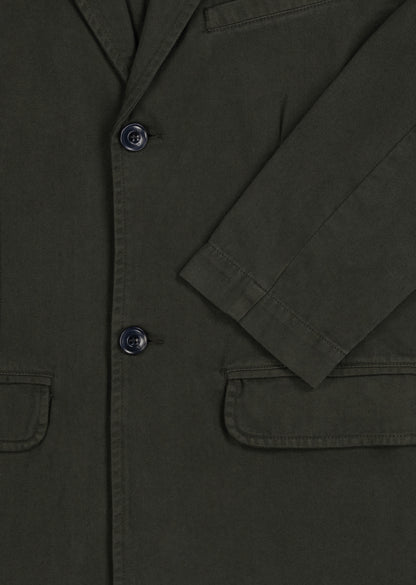 Twill Blazer in Green