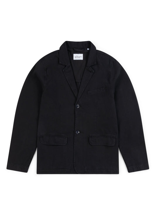Twill Blazer in Black
