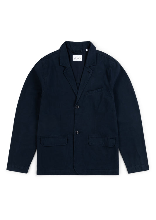 Twill Blazer in Navy