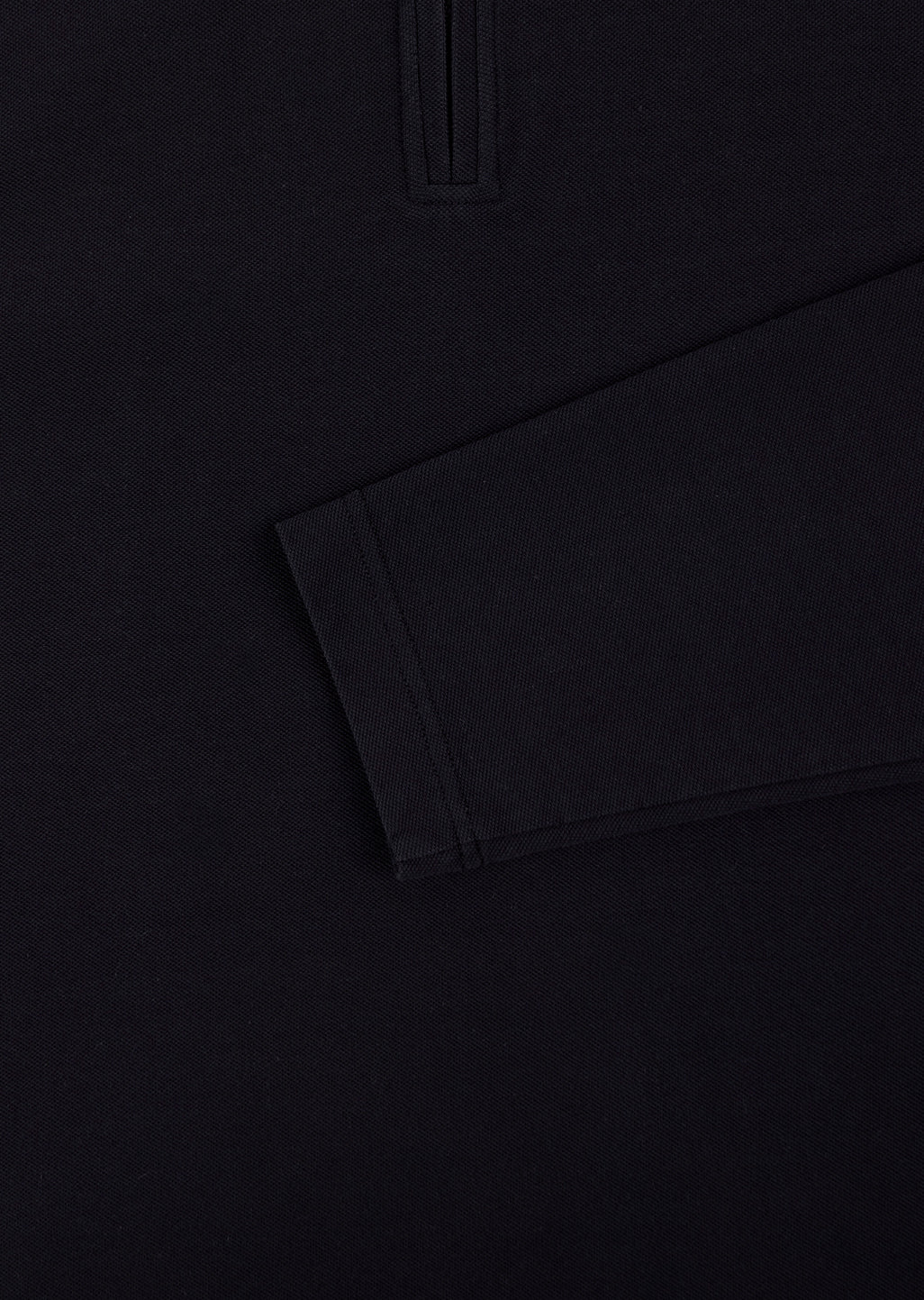 Beaumont Zip Polo in Dark Navy